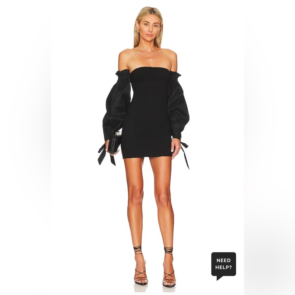 Majorelle Sky Dress Black Medium